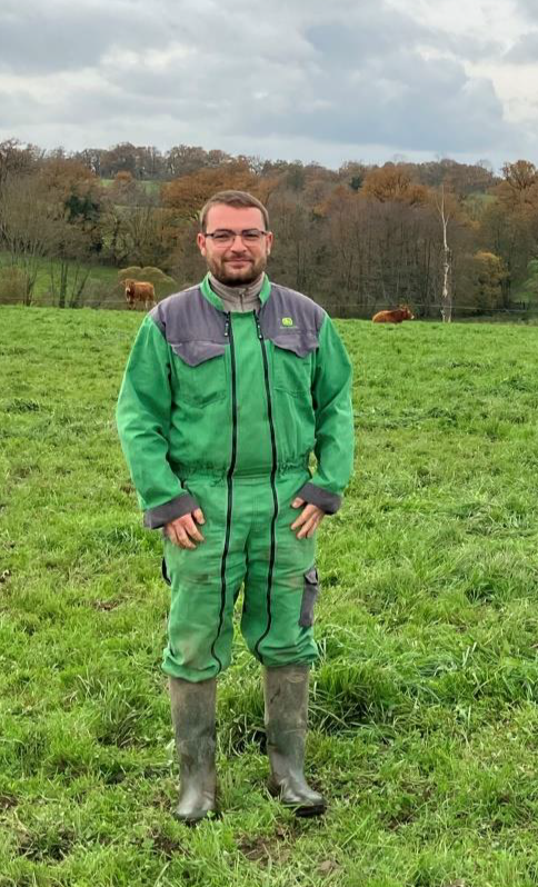 Thomas Letessier, éleveur partenaire du projet agrivoltaïque de Montchevrier-Aigurande